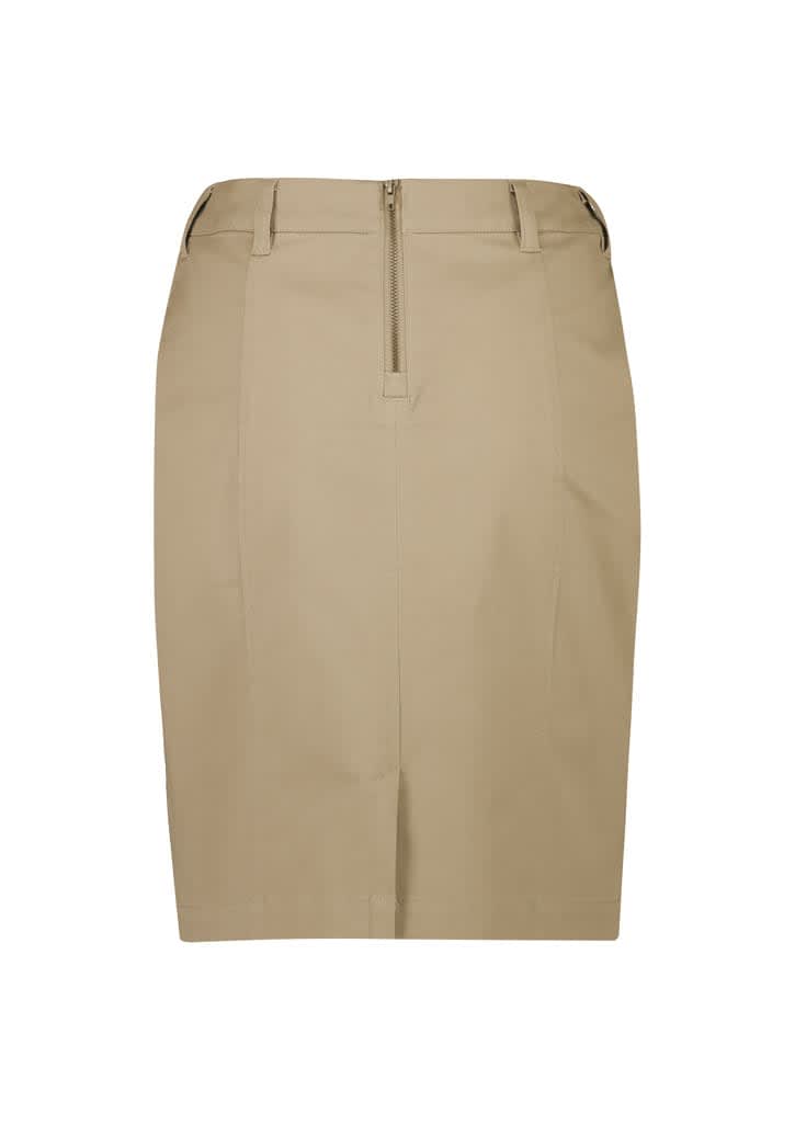 Womens Mid Waist Stretch Chino Skirt - RGS264L Image 