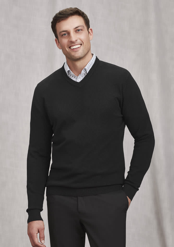 Mens Osaka Pineapple Knit Jumper - RJP266M Image Black