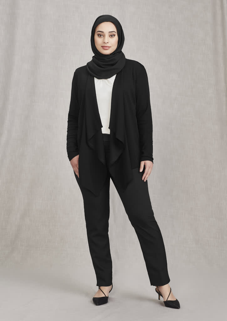 Womens Sofia Waterfall Cardigan - RLC267L Image Black