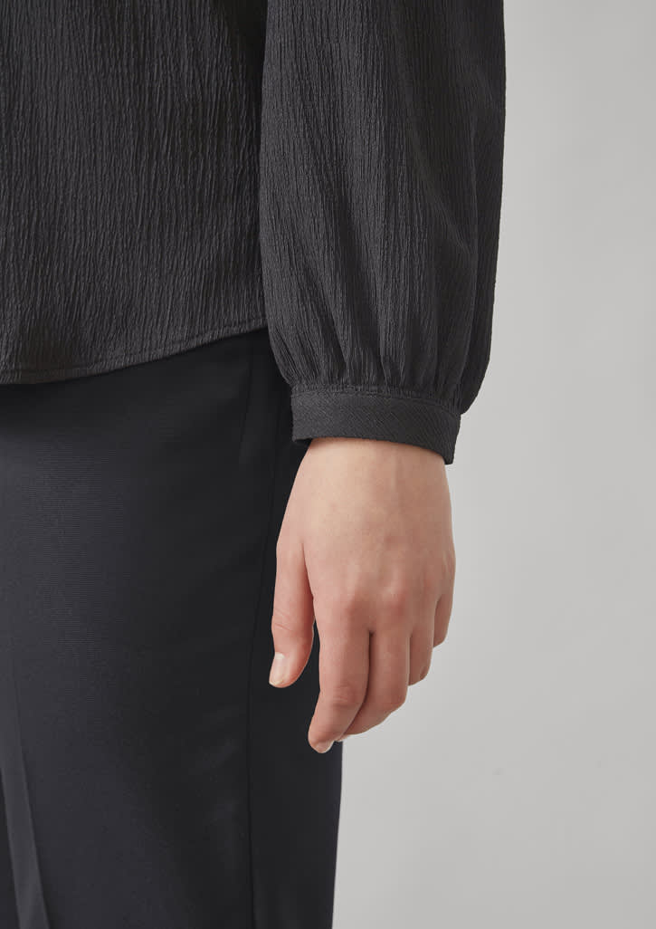 Womens Ruche Long Sleeve Blouse FA-RU568LL