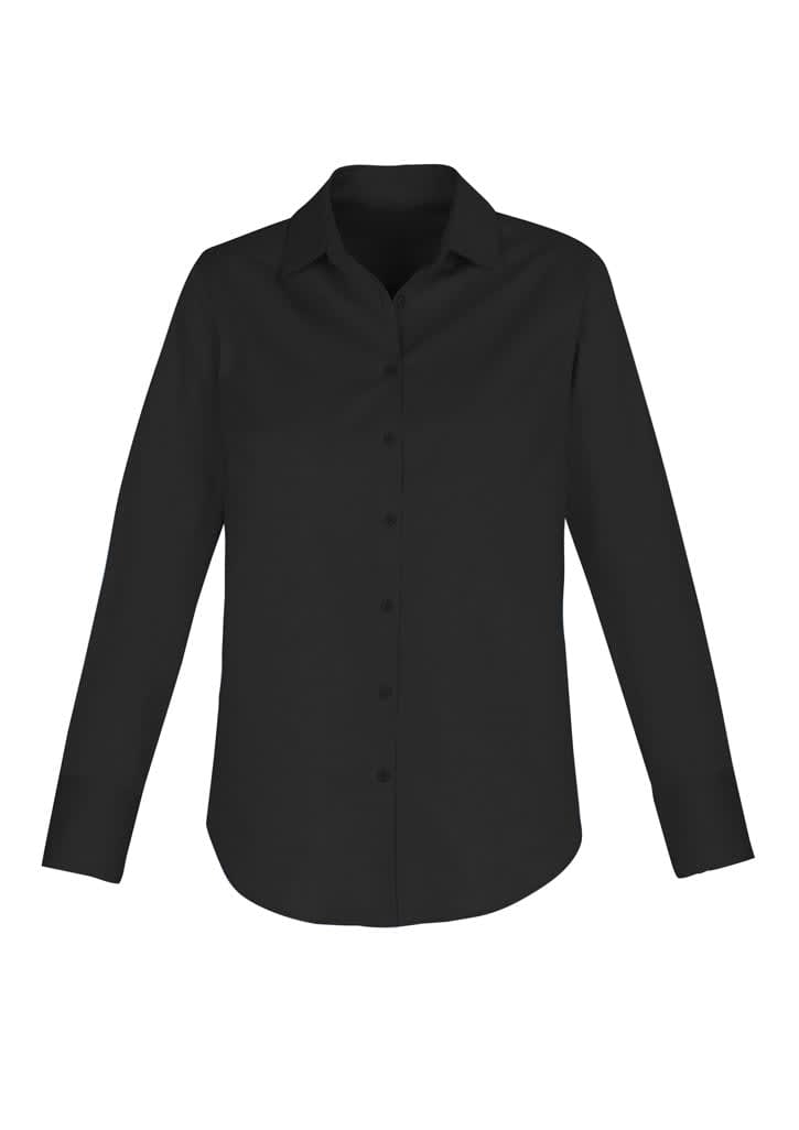 Womens Camden Long Sleeve Shirt - S016LL Image Black