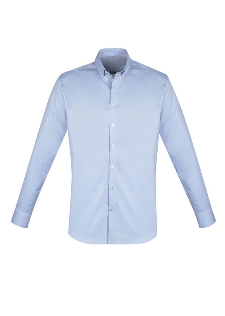 Mens Camden Long Sleeve Shirt - S016ML Image Blue