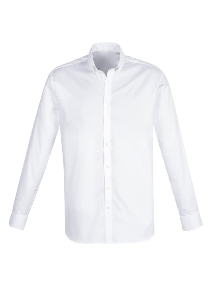 Mens Camden Long Sleeve Shirt - S016ML Image White