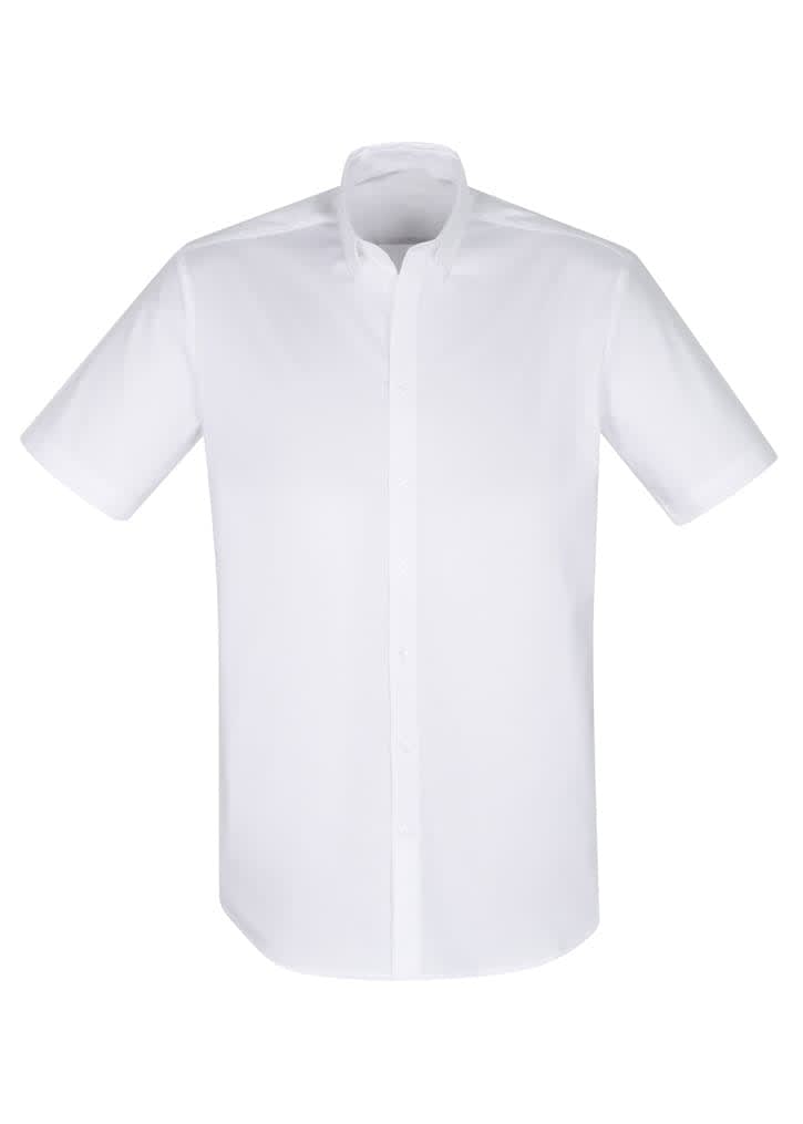 Mens Camden Short Sleeve Shirt - S016MS Image White