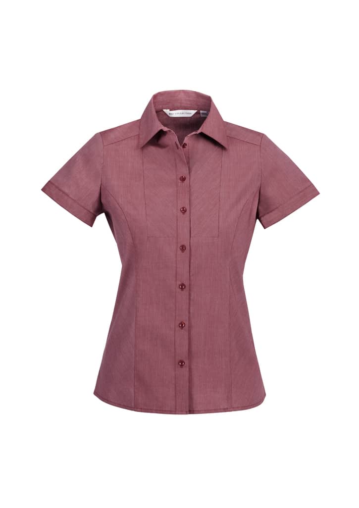 Ladies Chevron Short Sleeve Shirt | Withers & Co. | Promotional Products NZ