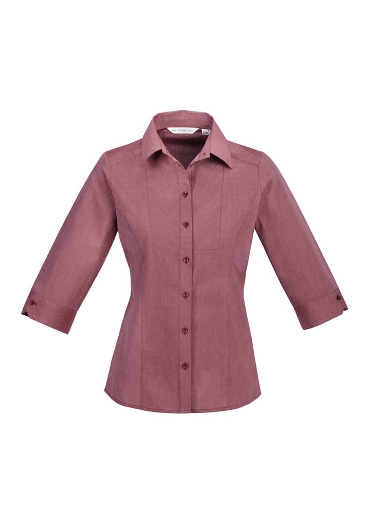 Ladies Chevron 3/4 Sleeve Shirt | Withers & Co. | Promotional Products NZ