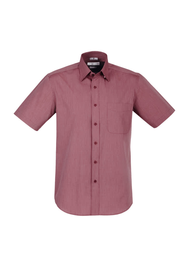 Mens Chevron Short Sleeve Shirt | Withers & Co. | Promotional Products NZ