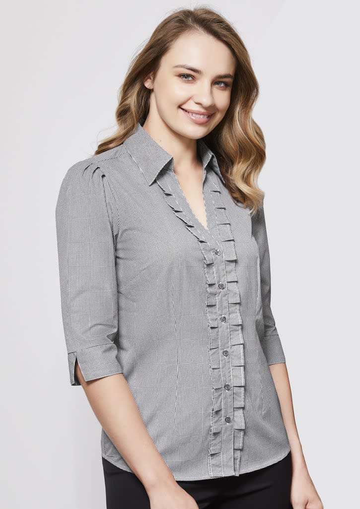 Ladies Edge 3/4 Sleeve Shirt | Withers & Co | Promotional Products NZ