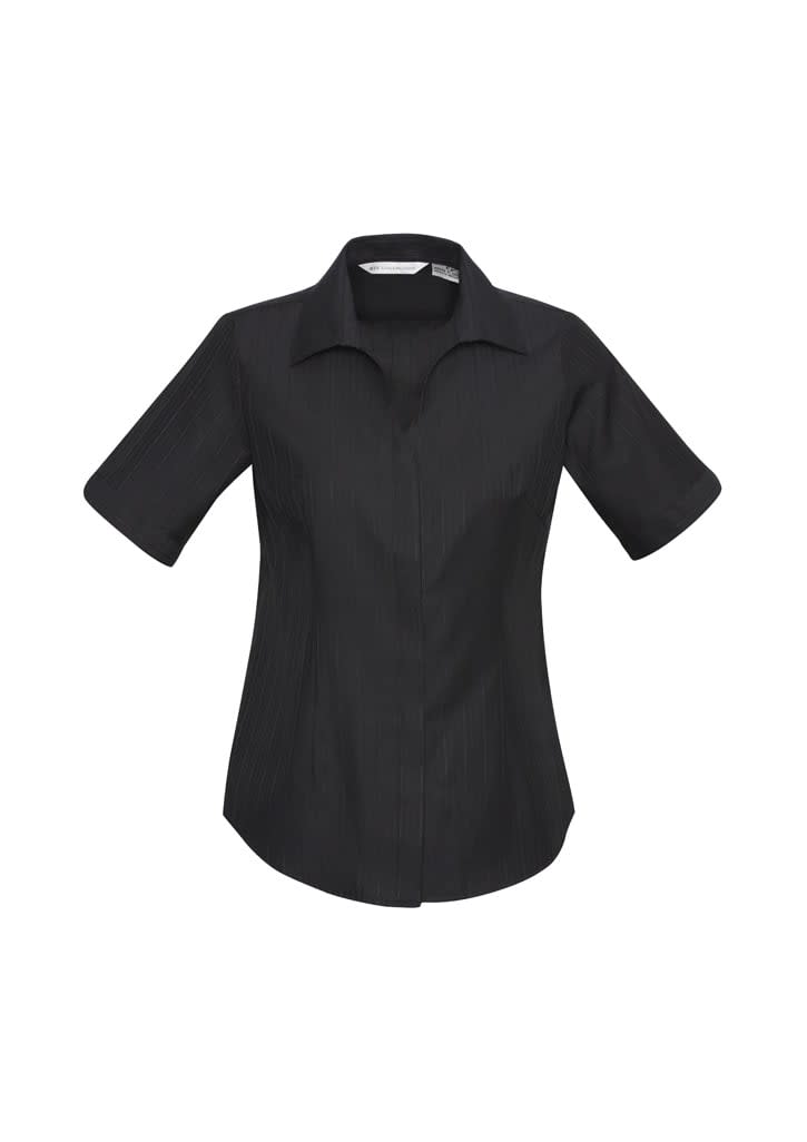 Womens Preston Short Sleeve Shirt - S312LS Image Black