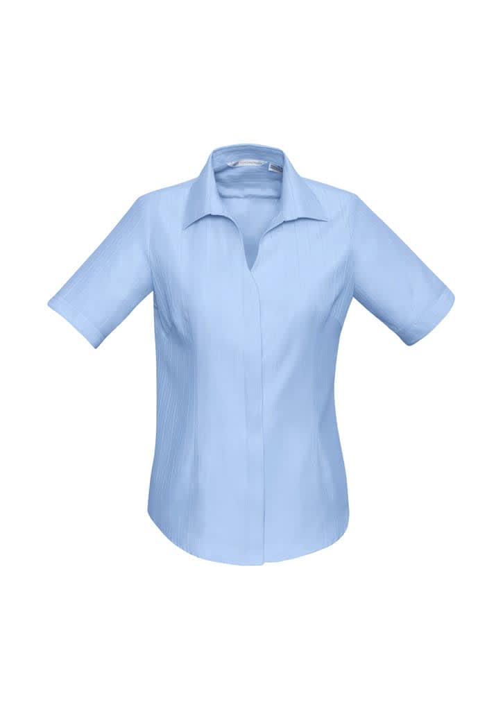 Womens Preston Short Sleeve Shirt - S312LS Image Blue