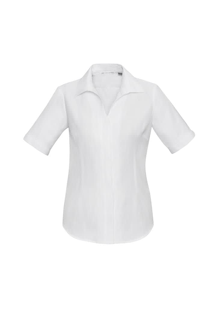 Womens Preston Short Sleeve Shirt - S312LS Image White