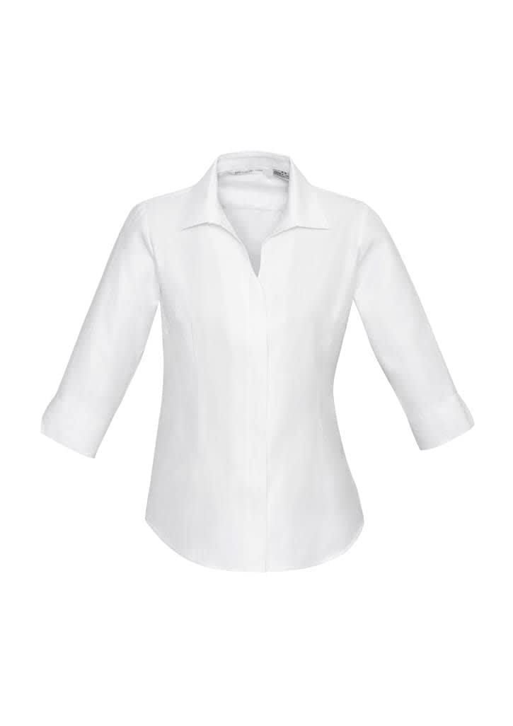Womens Preston 3/4 Sleeve Shirt - S312LT Image White