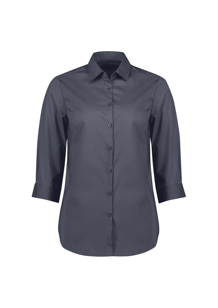 Womens Mason 3/4 Sleeve Shirt - S334LT Image Slate