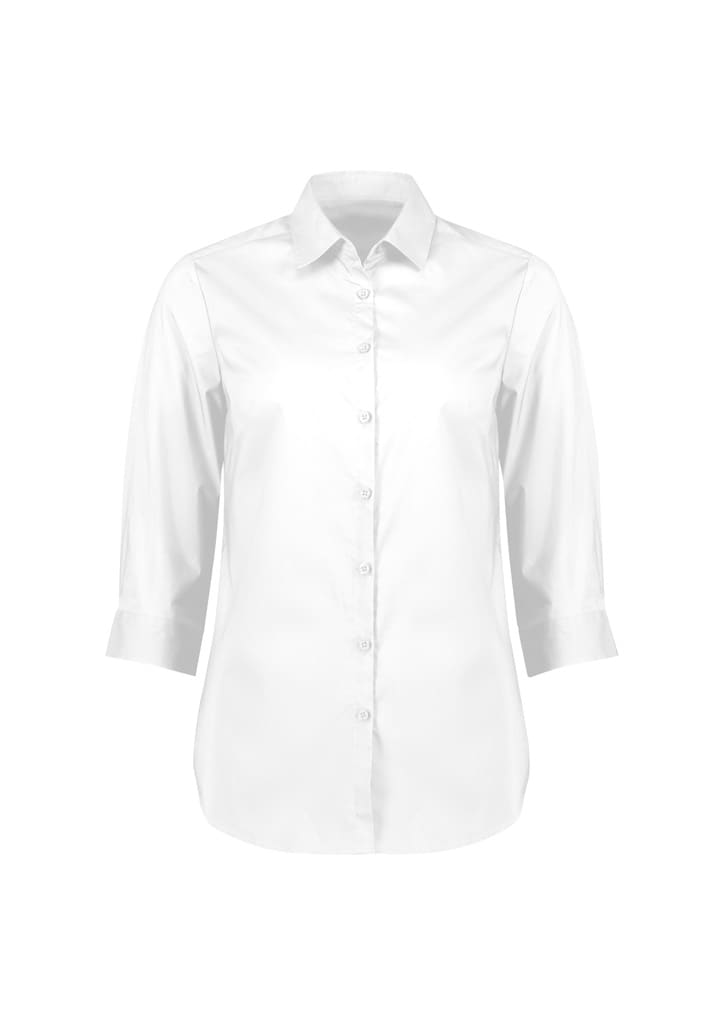 Womens Mason 3/4 Sleeve Shirt - S334LT Image White