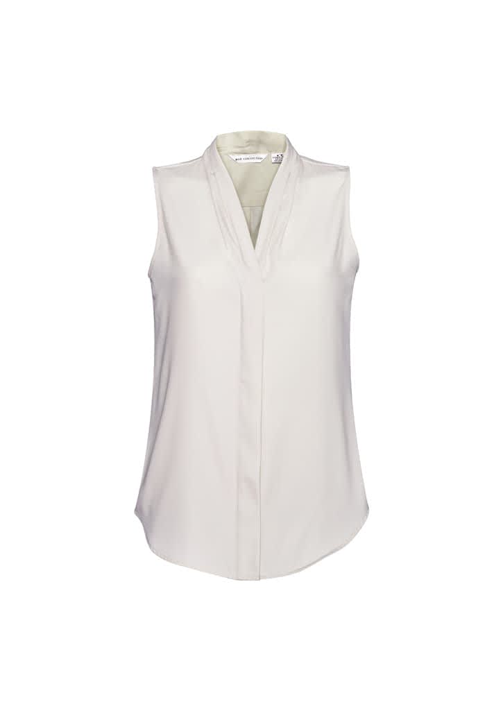 Womens Madison Sleeveless Top - S627LN Image Ivory
