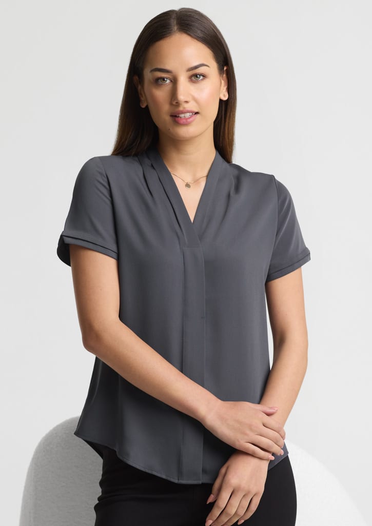 Womens Madison Short Sleeve Shirt FA-S628LS