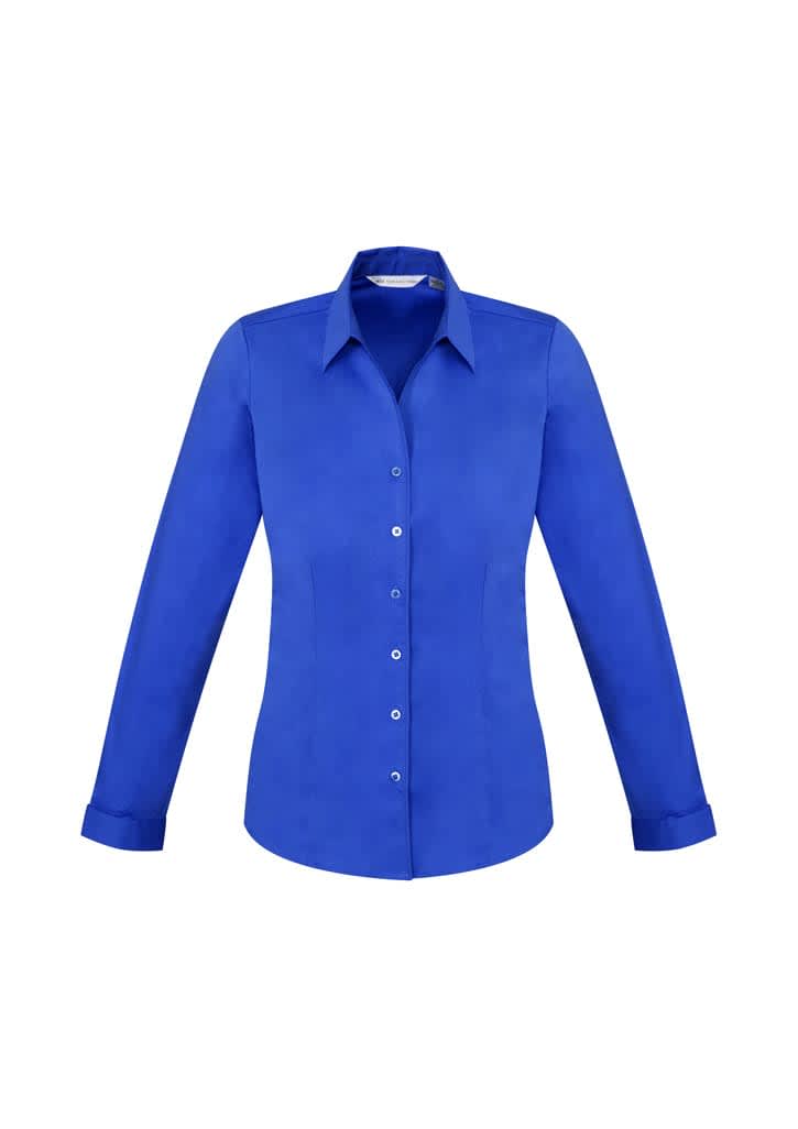 Womens Monaco Long Sleeve Shirt - S770LL Image Electric Blue