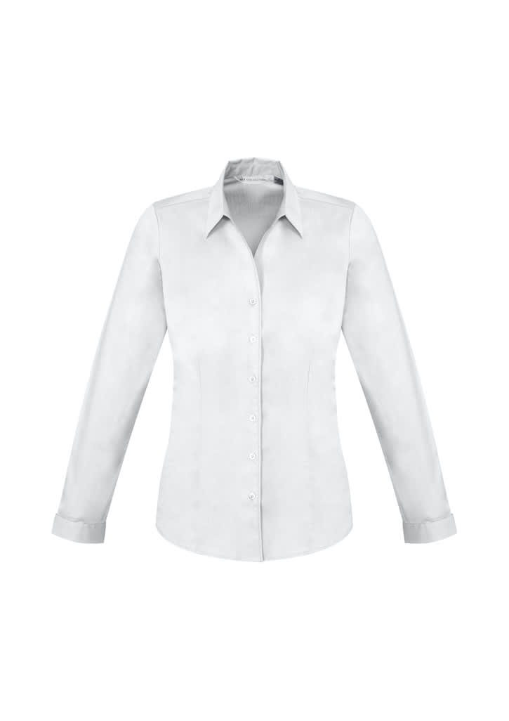 Womens Monaco Long Sleeve Shirt - S770LL Image White