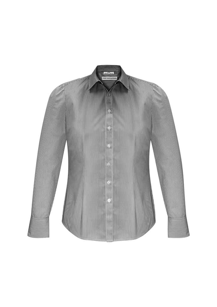 Womens Euro Long Sleeve Shirt - S812LL Image Black