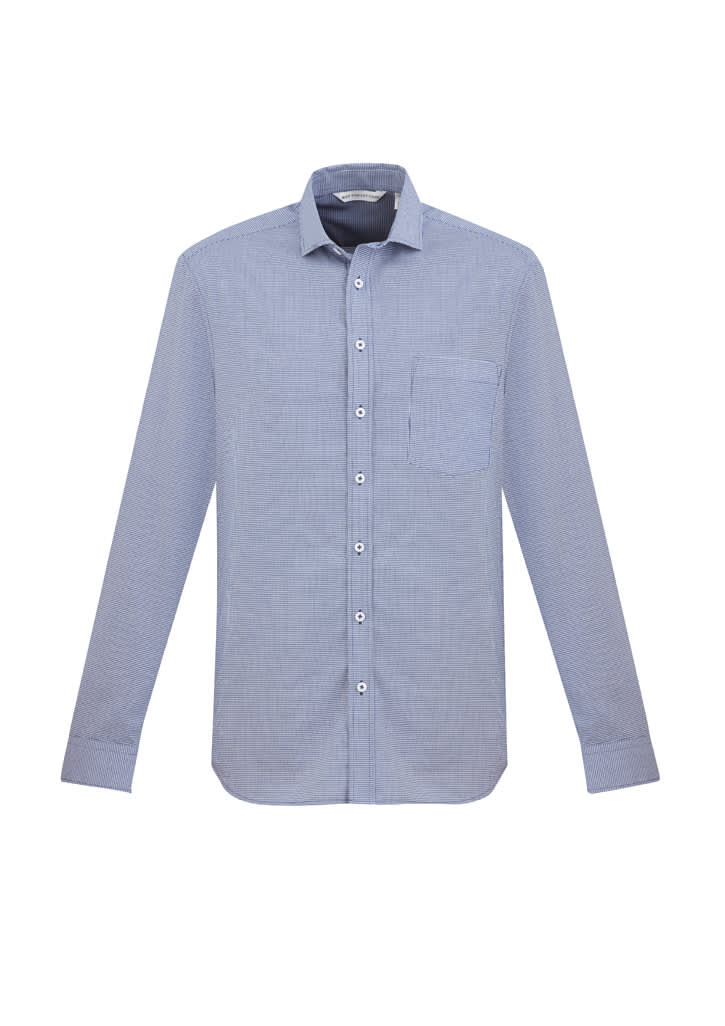 Mens Jagger Long Sleeve Shirt - S910ML Image French Blue