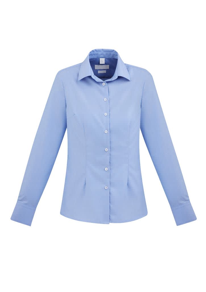 Womens Regent Long Sleeve Shirt - S912LL Image Blue