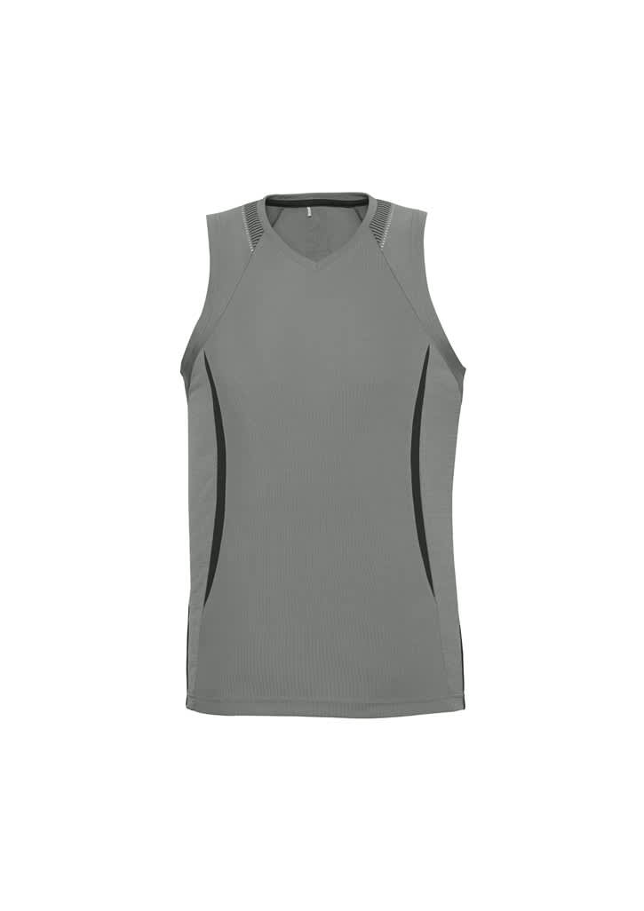 Mens Razor Singlet - SG407M Image Ash/Black