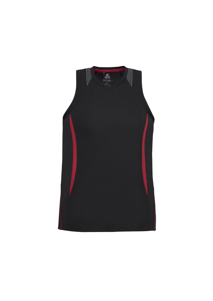 Mens Razor Singlet - SG407M Image Black/Red