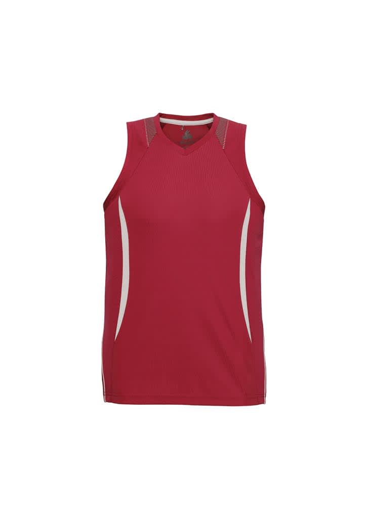 Mens Razor Singlet - SG407M Image Red/White