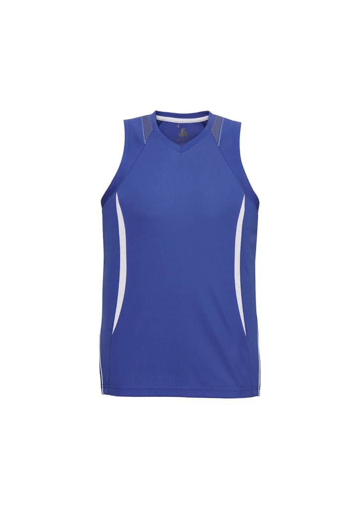 Mens Razor Singlet - SG407M Image Royal/White