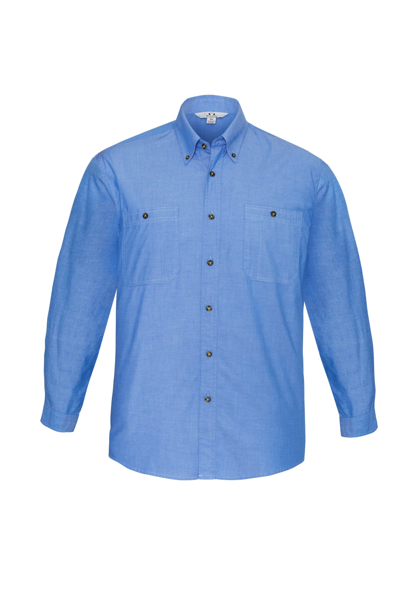Mens Chambray Long Sleeve Shirt FA-SH112