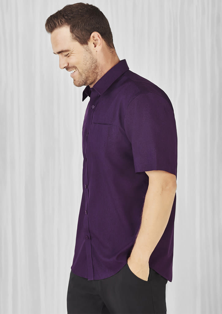Oasis Mens Plain Short Sleeve Shirt - SH3603 Image 