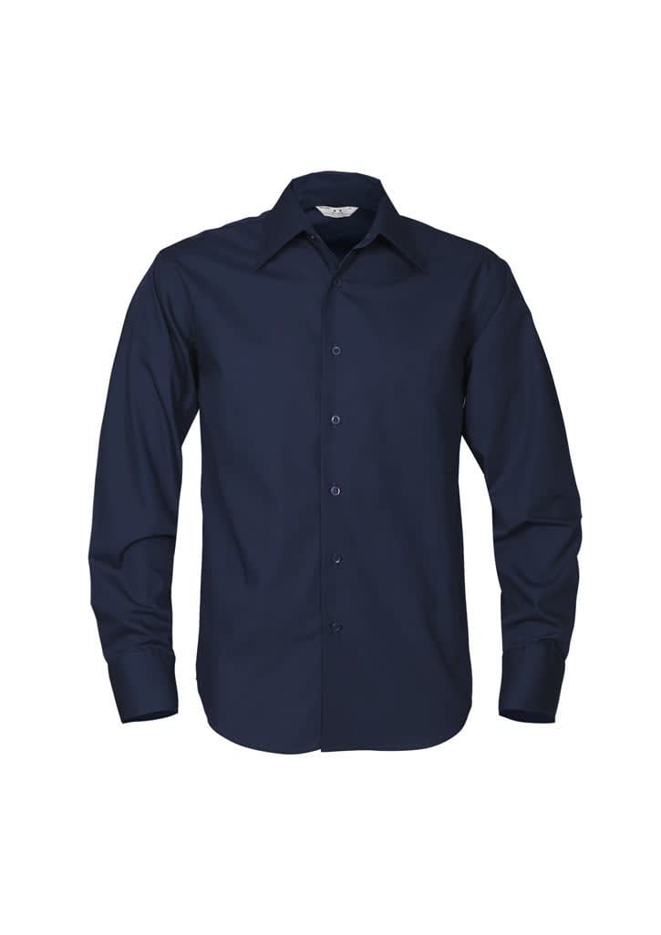 Mens Metro Long Sleeve Shirt - SH714 Image Navy