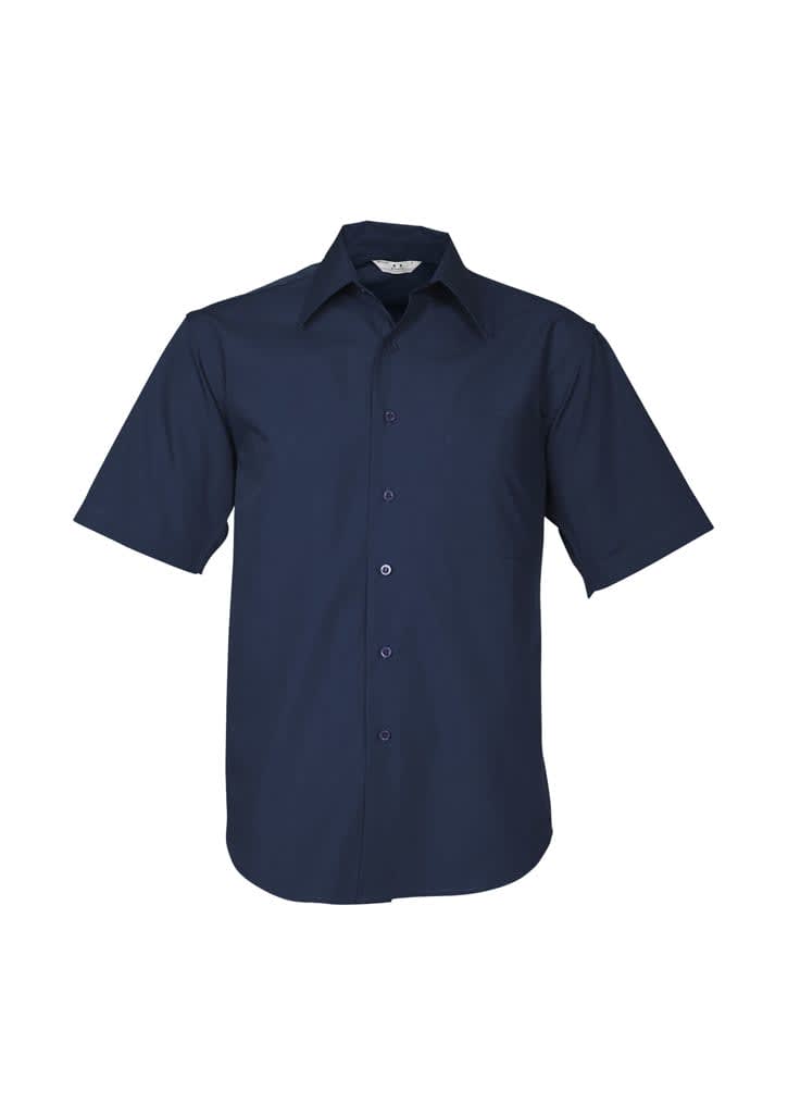 Mens Metro Short Sleeve Shirt - SH715 Image Navy