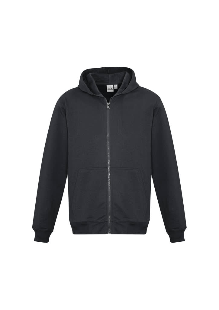 Kids Crew Zip Hoodie - SW762K Image Charcoal