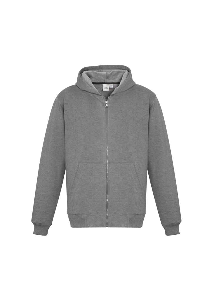 Kids Crew Zip Hoodie - SW762K Image Grey Marle