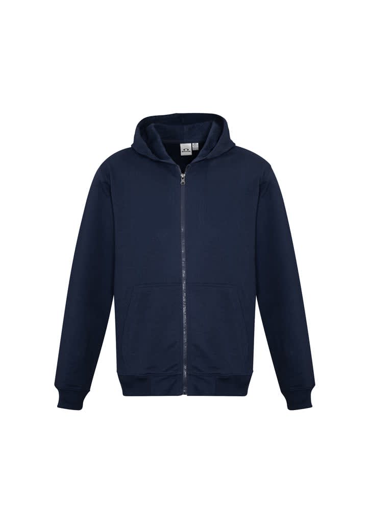 Kids Crew Zip Hoodie - SW762K Image Navy