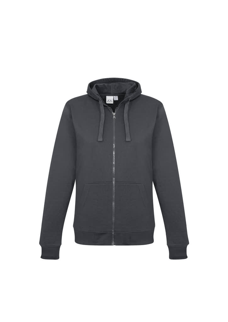 Womens Crew Zip Hoodie - SW762L Image Charcoal