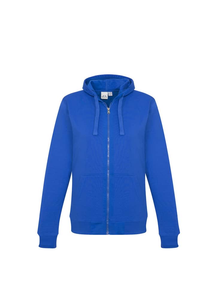 Womens Crew Zip Hoodie - SW762L Image Royal