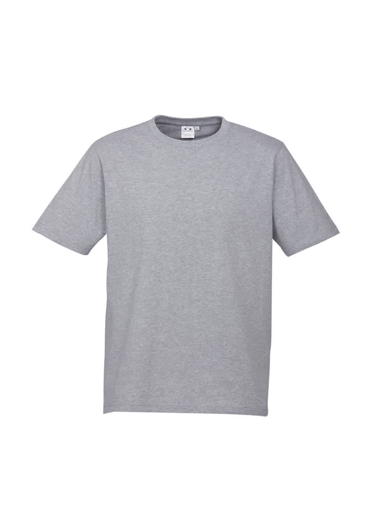 Mens Ice Short Sleeve Tee - T10012 Image Grey Marle