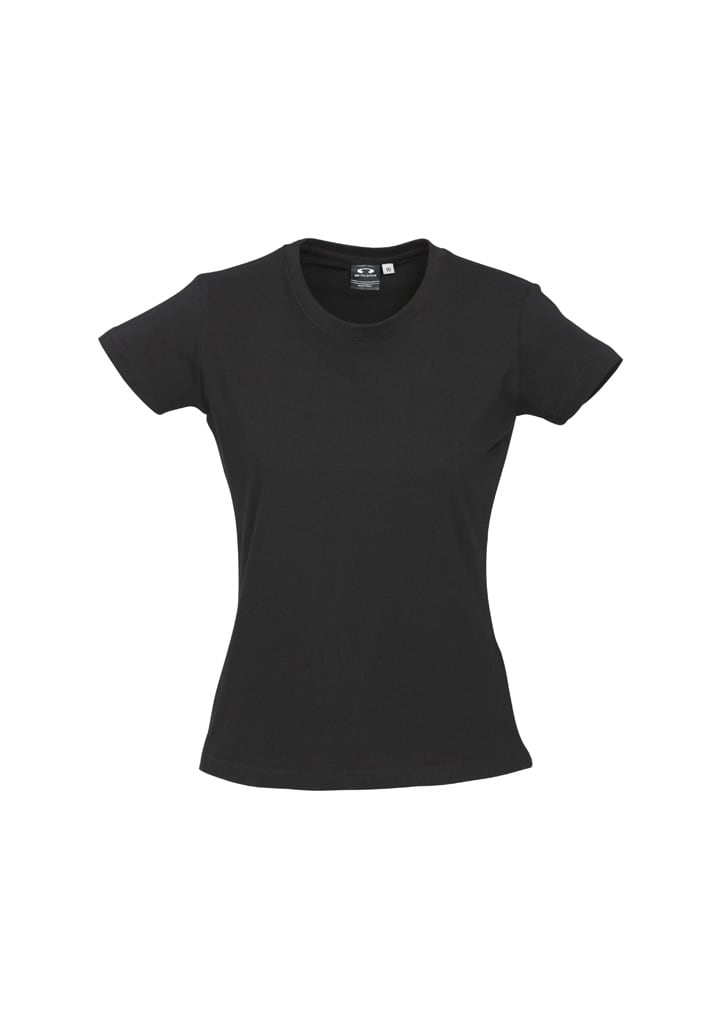 Womens Ice Short Sleeve Tee - T10022 Image Black