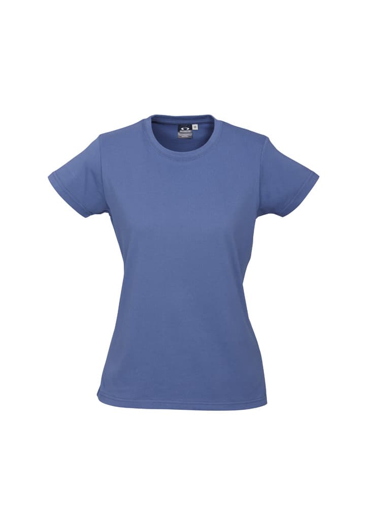 Womens Ice Short Sleeve Tee - T10022 Image Denim
