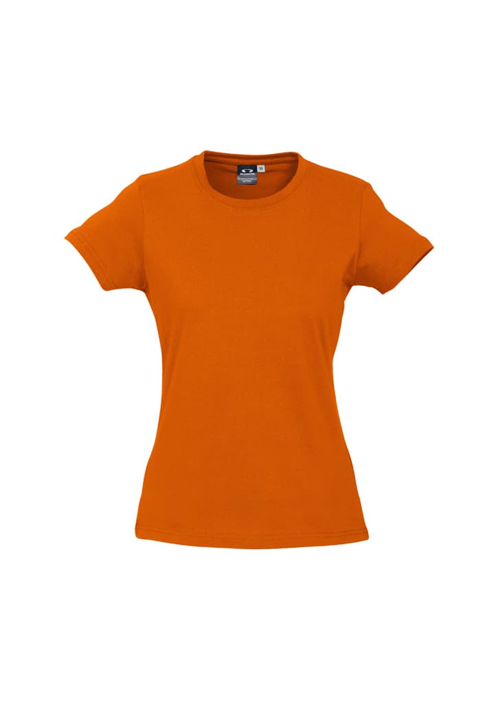Womens Ice Short Sleeve Tee - T10022 Image Fluoro Orange