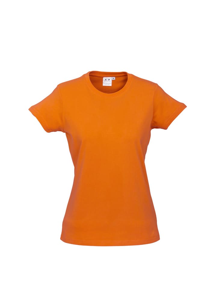 Womens Ice Short Sleeve Tee - T10022 Image Orange