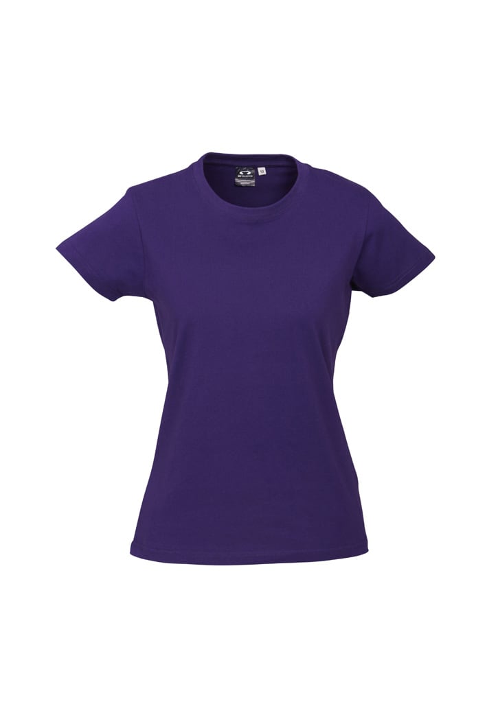 Womens Ice Short Sleeve Tee - T10022 Image Purple