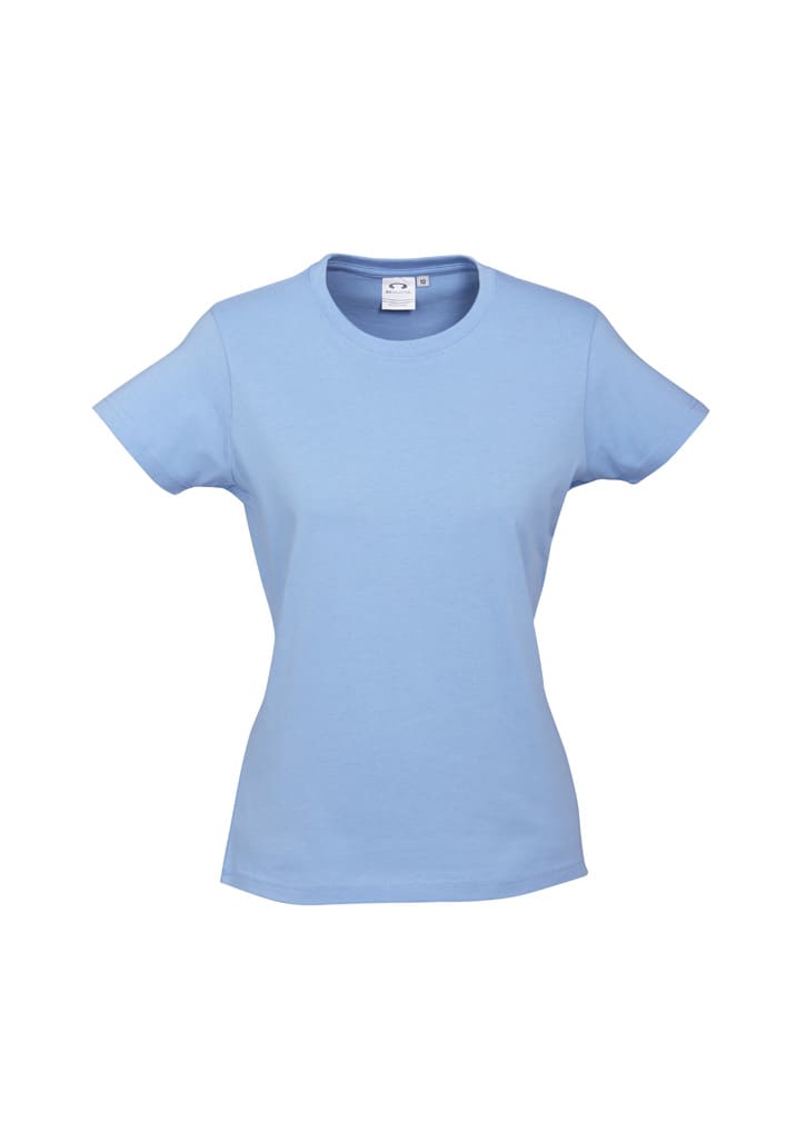Womens Ice Short Sleeve Tee - T10022 Image Spring Blue