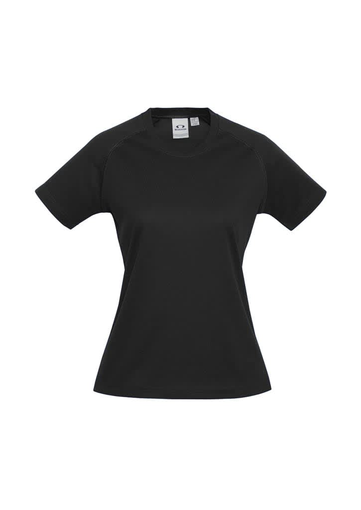 Womens Sprint Short Sleeve Tee - T301LS Image Black