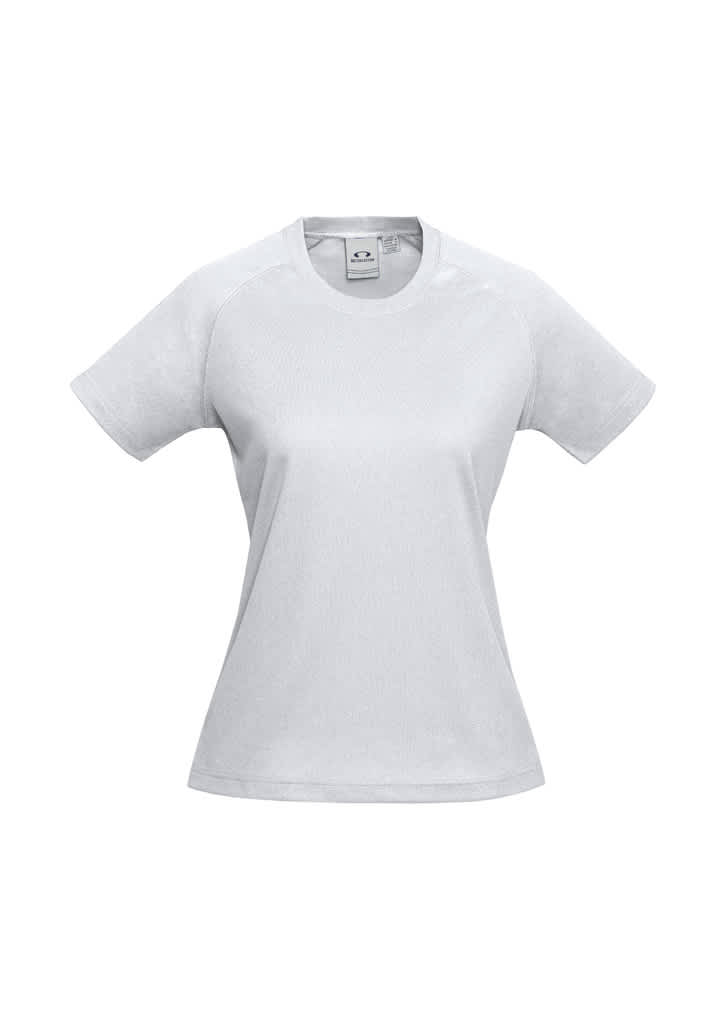 Womens Sprint Short Sleeve Tee - T301LS Image White