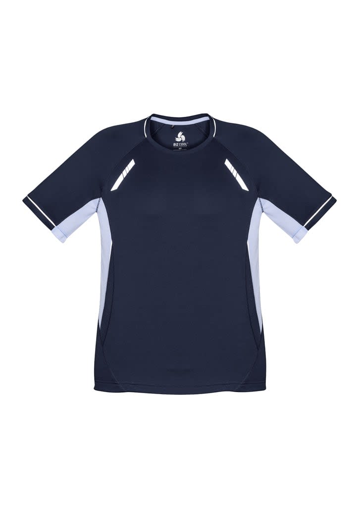 Mens Renegade Short Sleeve Tee - T701MS Image Navy/White/Silver