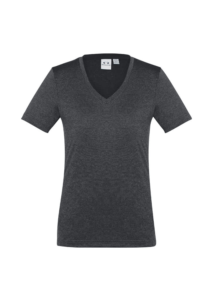 Womens Aero Short Sleeve Tee - T800LS Image Charcoal