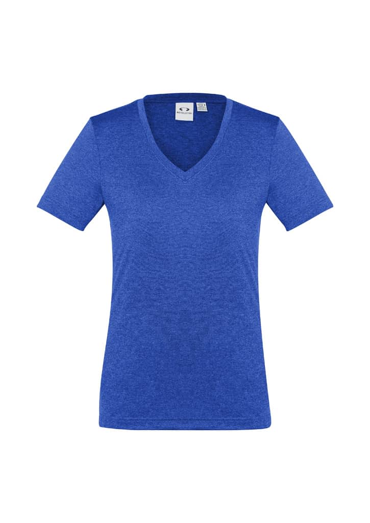 Womens Aero Short Sleeve Tee - T800LS Image Electric Blue